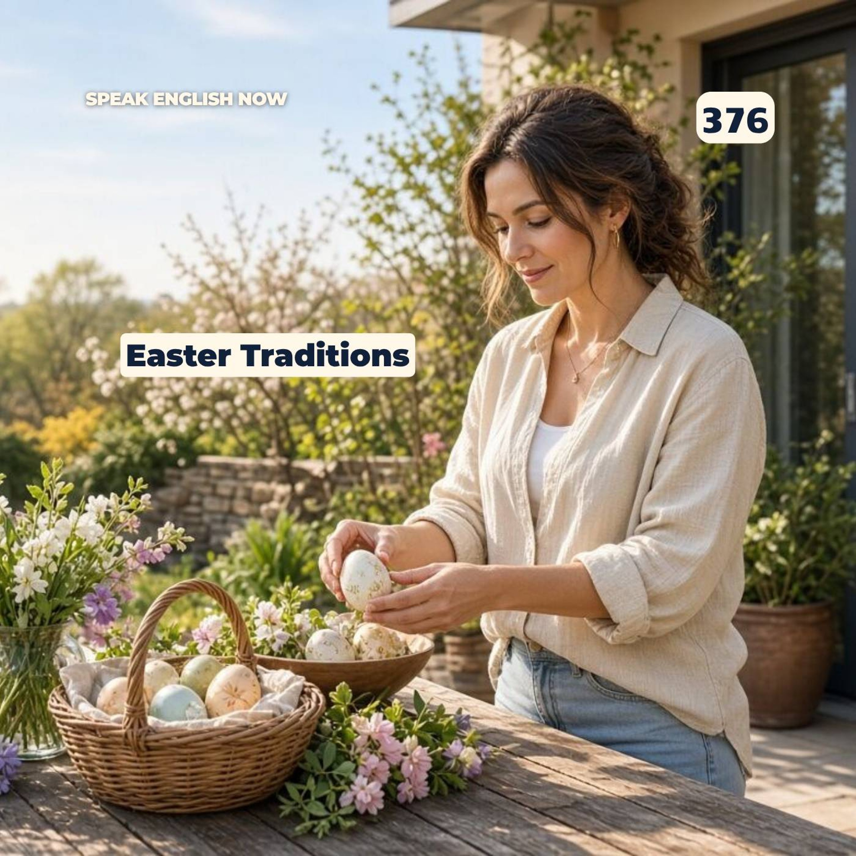 #376 Happy Easter 2026! Learn English with Easter Traditions, Food, and a Fun Mini-Story episode artwork