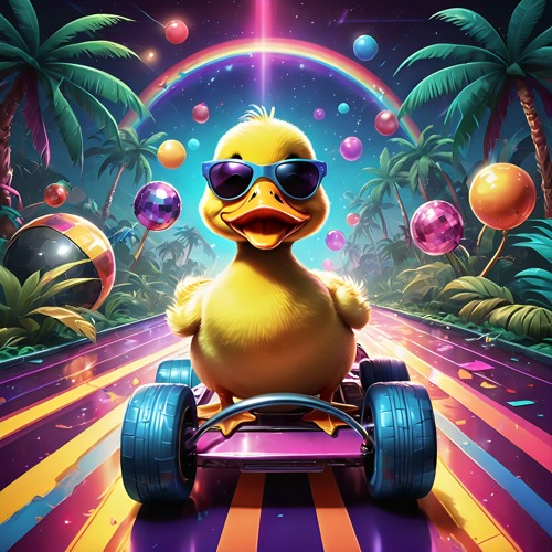 Duck Tape on Rainbow Race