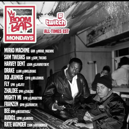 Boom Bap Mondays Live Twitch Set pt. XI