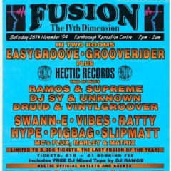 Slipmatt & Easygroove @ Fusion - The IVth Dimension - Farnborough Recreation Centre (26/11/1994)