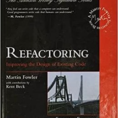 [PDF]⚡️eBooks✔️ Refactoring Improving the Design of Existing Code (2nd Edition) (Addison-Wes
