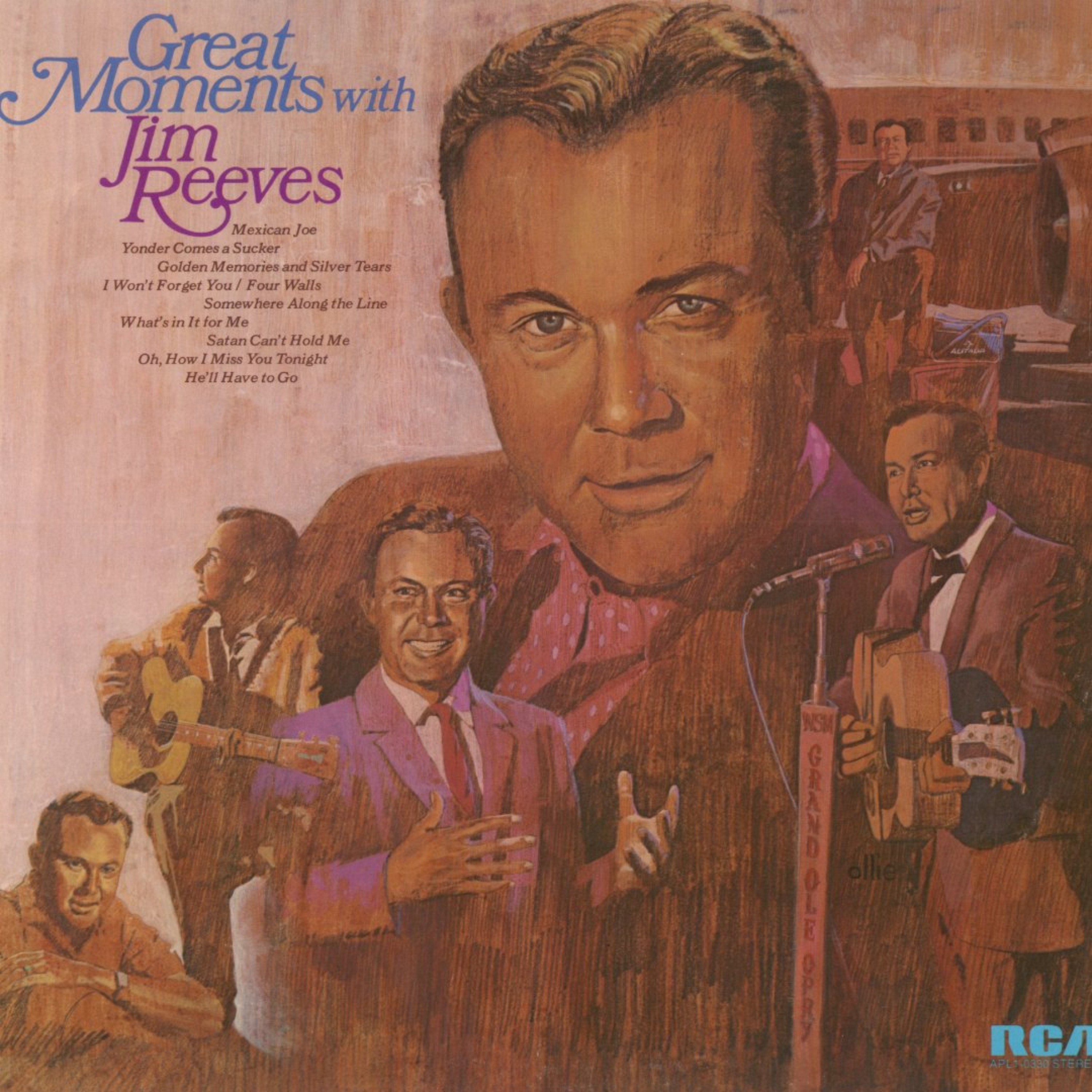 #578 "Great Moments With Jim Reeves" - Side A - RCA Victor Records - APL1-0330 - USA - Year 1973 episode artwork