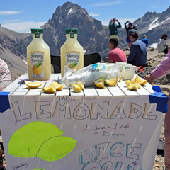 Families share lemonade on top of Wyoming's Table Mountain