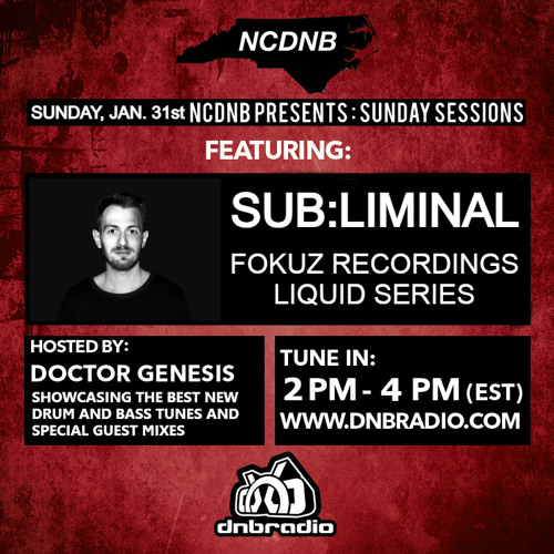 Doctor Genesis LIVE on DNBRADIO - NCDNB Sunday Sessions - Sub:liminal Guest Mix