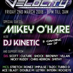 DJ SMITHY - MC DOUBLE M - MC LETRIX - VELOCITY - 2/3/2018