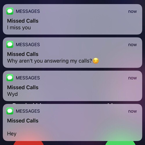 100 MISSED CALLS (waterboy x jack james)