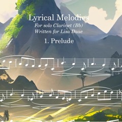 Lyrical Melodies No. 1 "Prelude"