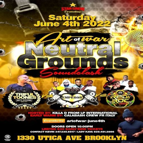 Triful Toones vs Redi Roc vs Emperor 6/22 (Art Of War Neutral Grounds)