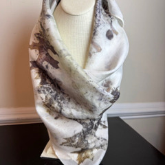 Shop Women’s Eco Printed Scarves – Unique Botanical Designs