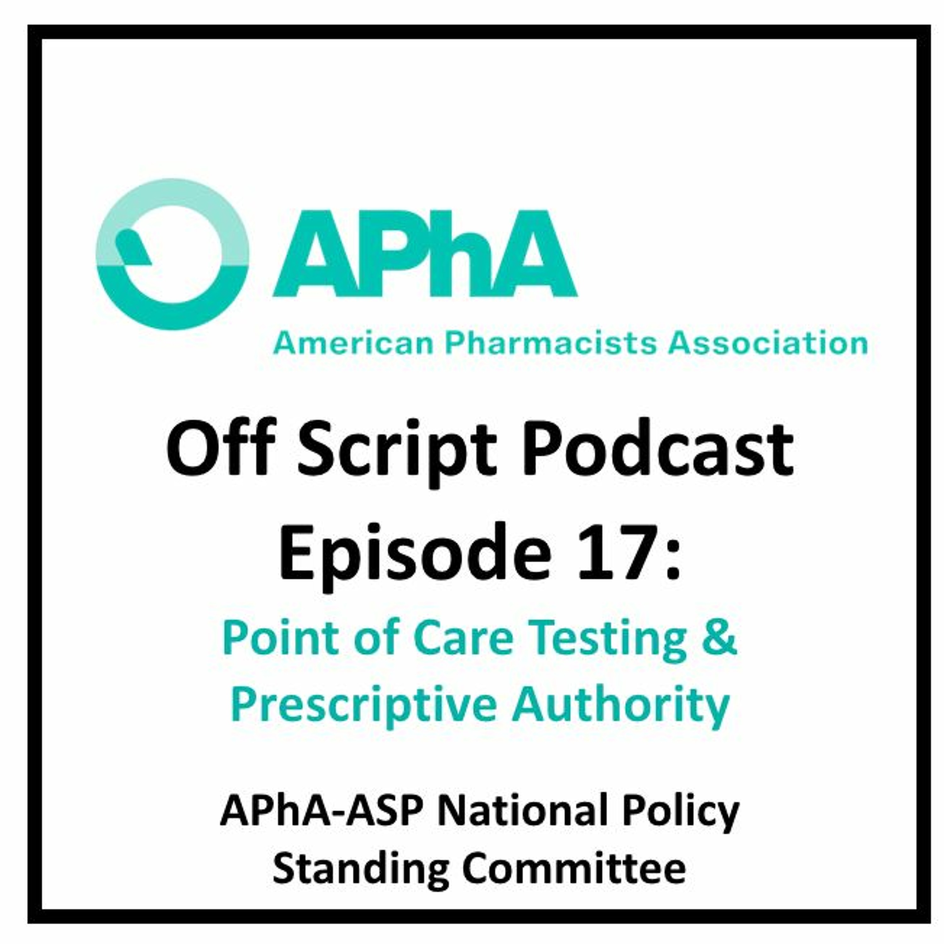 APhA-ASP Off Script Podcast Series
