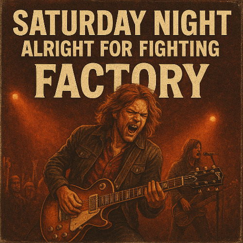 Saturday Night Alright (for Fighting) - By Factory , studio jam session 7-5-25