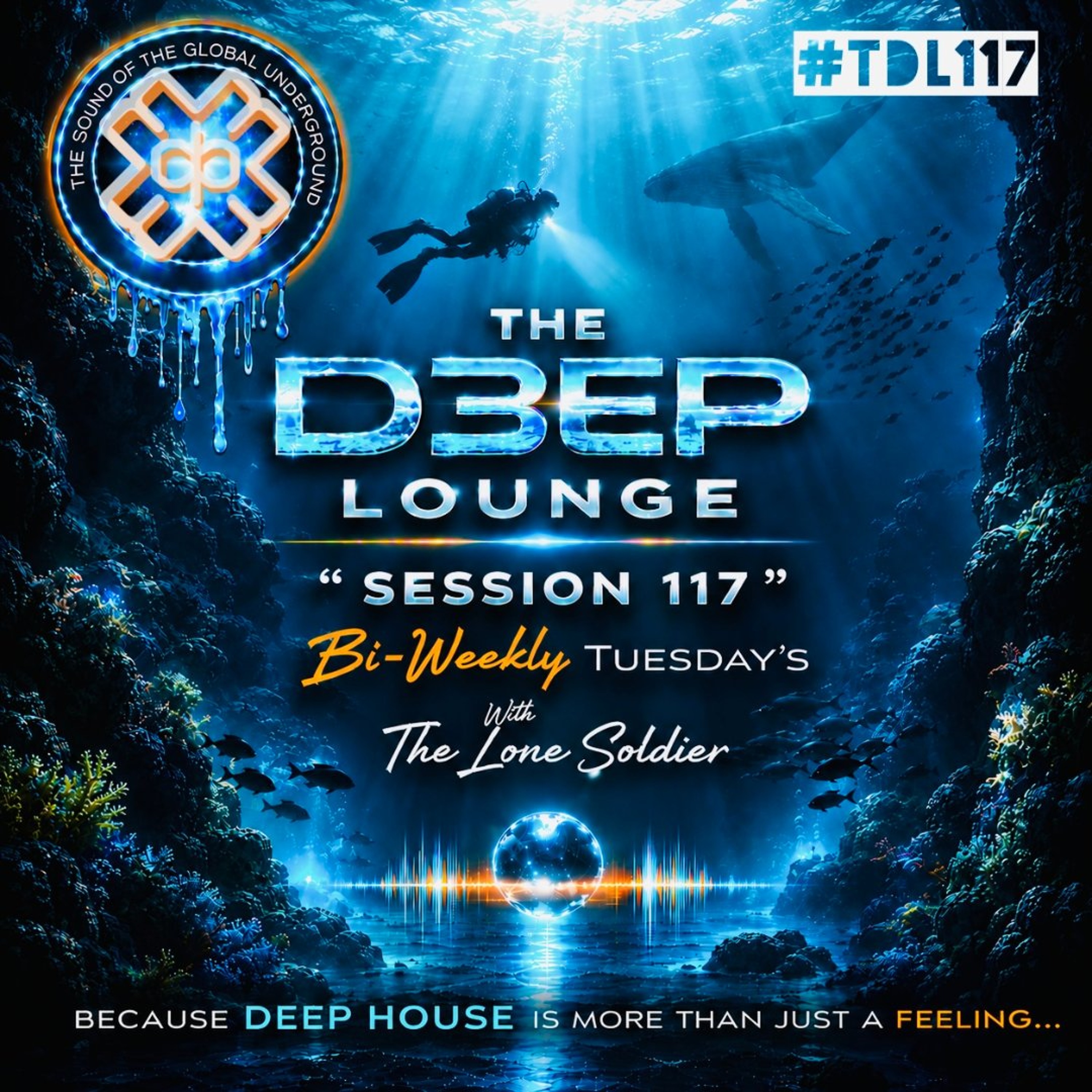 The D3EP Lounge "Session 117" episode artwork
