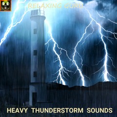 Heavy Thunderstorm Sounds and Rain at a Lighthouse with Loud Thunder and Lightning Noises