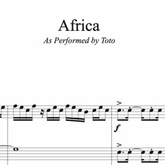 "Africa" by Toto for Guitar Quartet