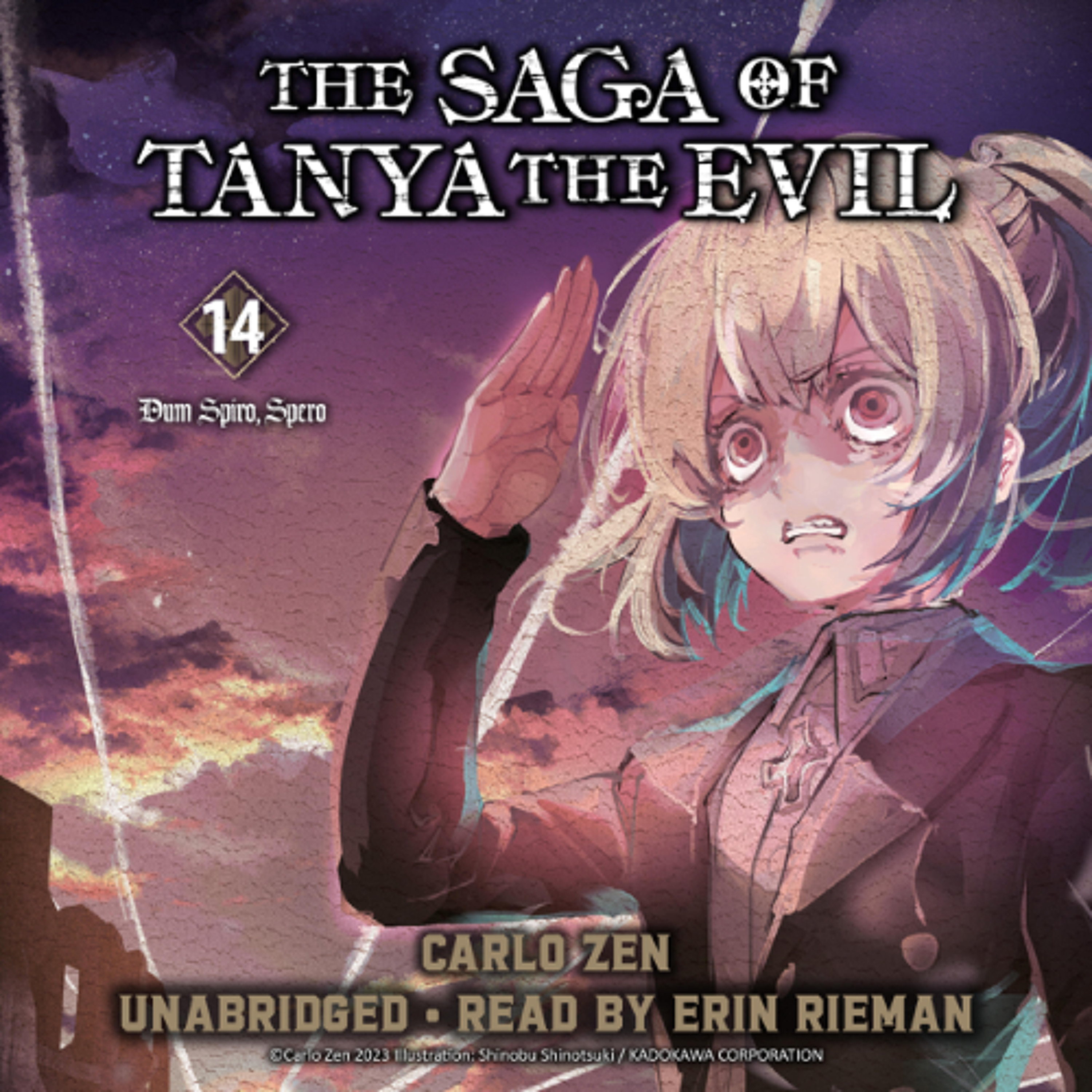 The Saga of Tanya the Evil Vol 14 by Carlo Zen read by Erin Rieman