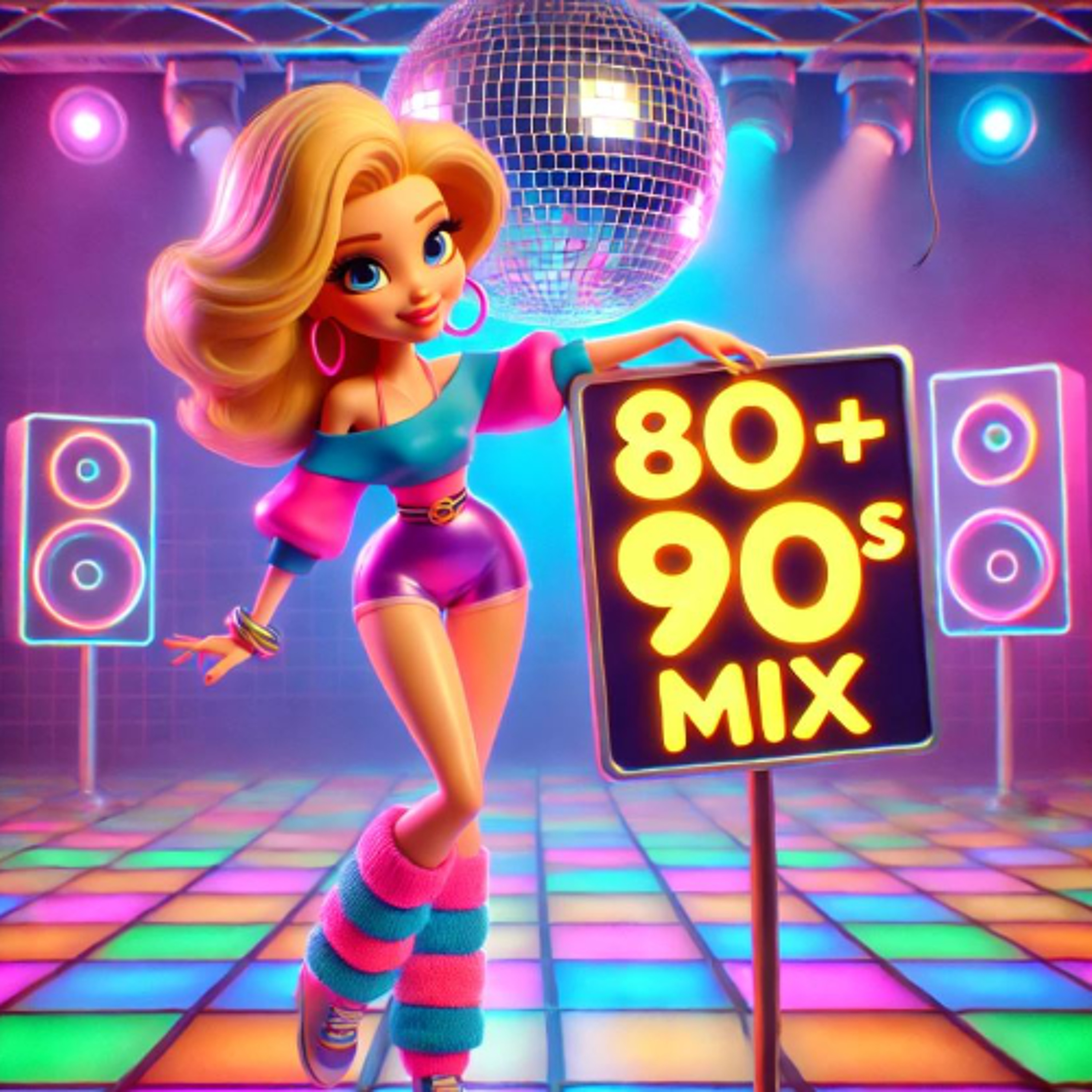 80s & 90s Hit Mix 4 my friend Barbie episode artwork