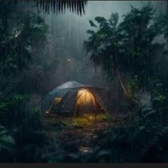 camping night river
