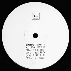 [CARPET/LAB02] Fausto / Pedro Duarte - "Rabbit Hole / That's True" EP [OUT NOW!]
