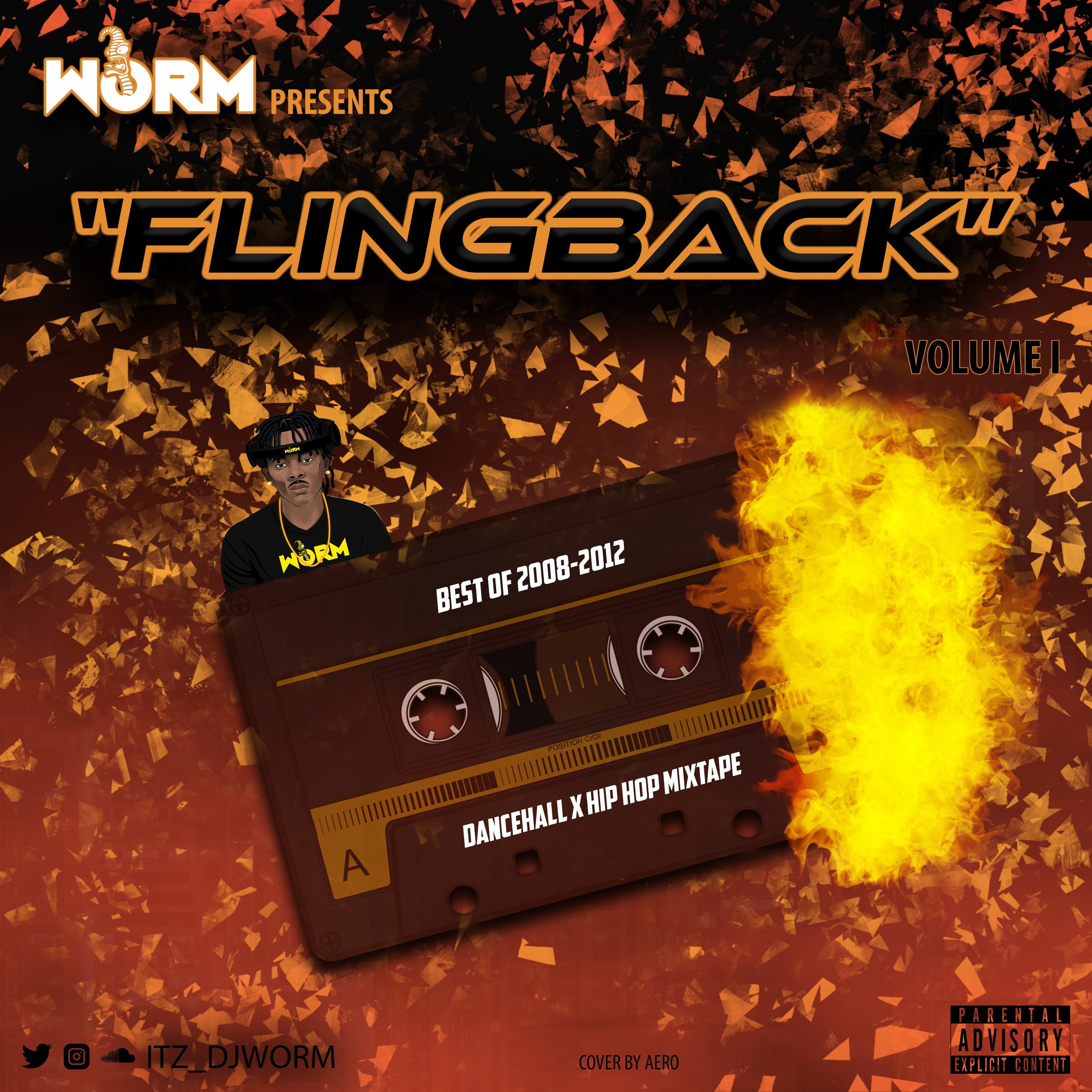 "FLINGBACK" BEST OF 2008 - 2012 DANCEHALL X HIP HOP - VOL 1