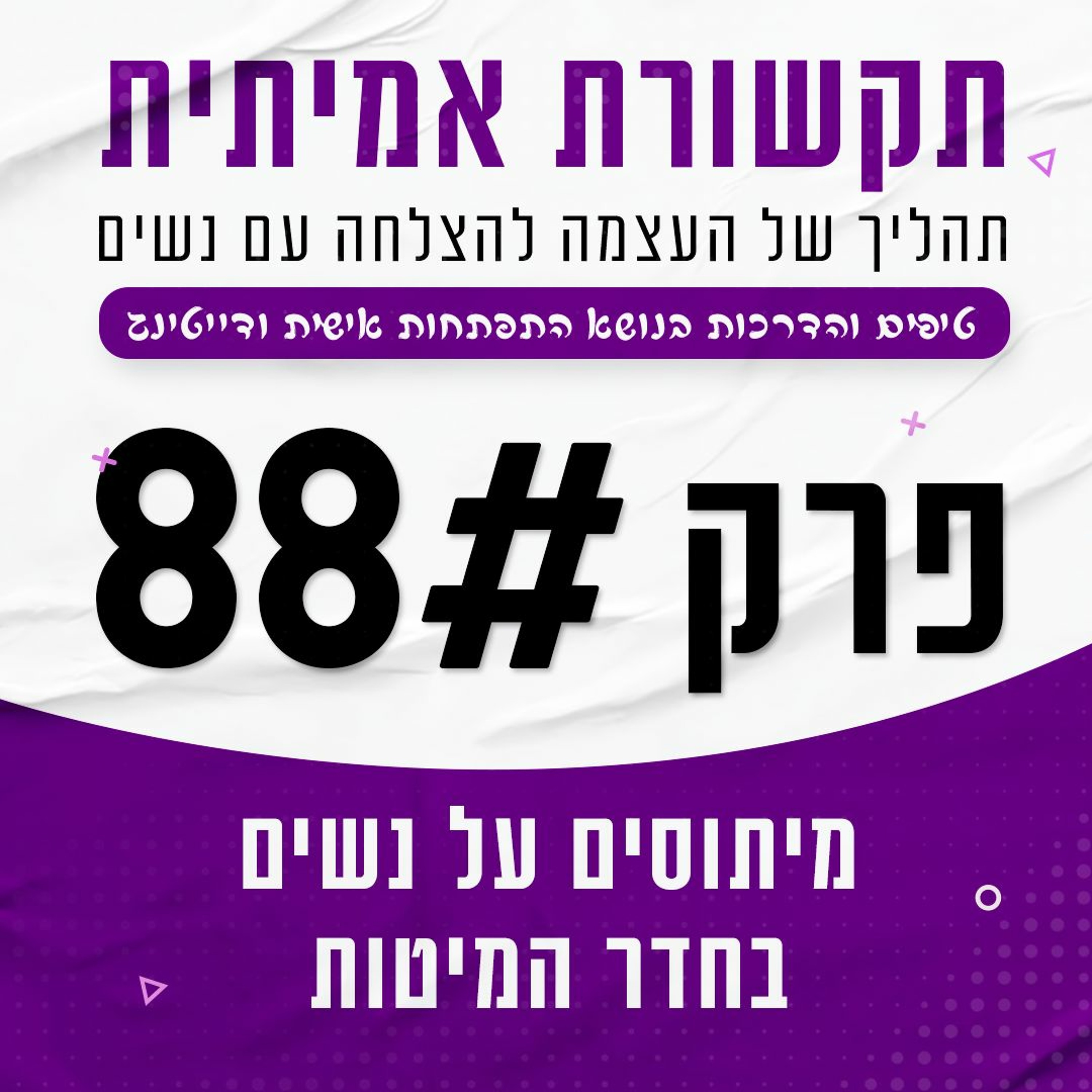 פרק 88 - מיתוסים נפוצים על נשים בחדר המיטות episode artwork