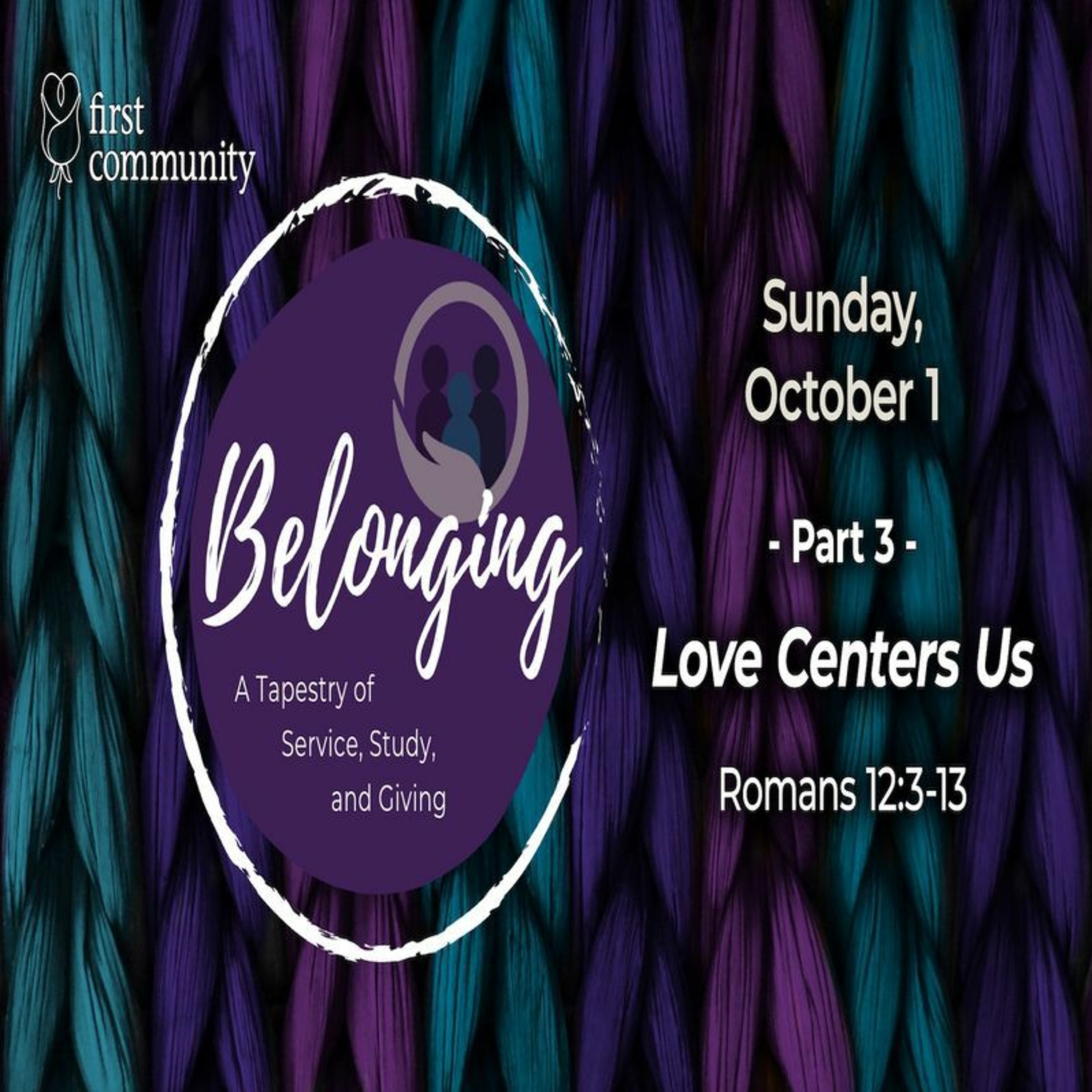 First Community Church 10.1.23 Glen Miles -Sermon Love Centers Us episode artwork