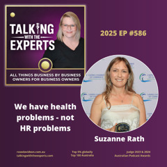 2025 EP586 Transforming HR Issues: Suzanne Rath on Self-Leadership and Healthy Habits