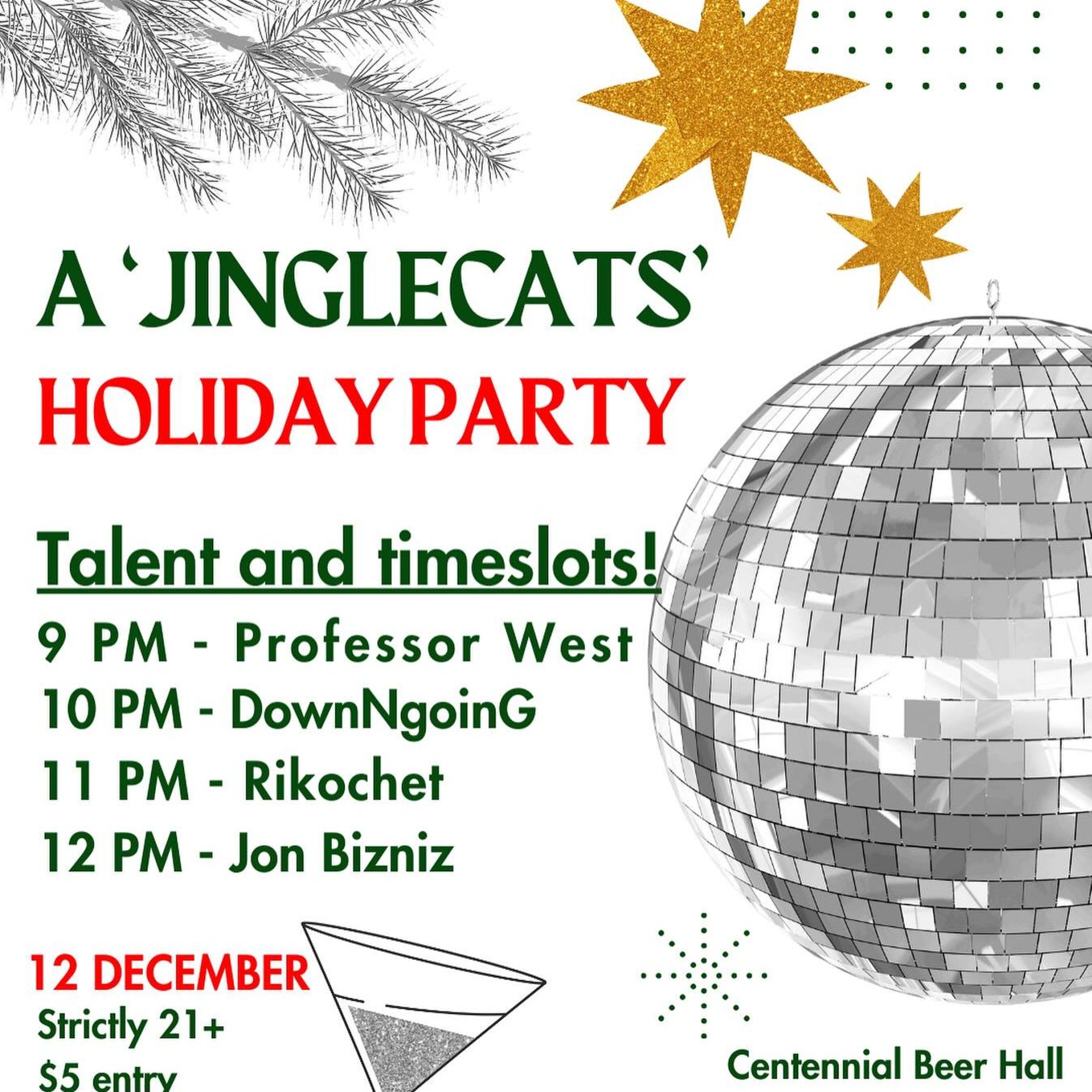Rikochet - JingleCats Holiday Party @Centennial Beer Hall 12-12-2025 episode artwork