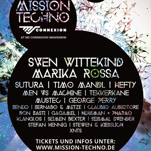 Claudio Auditore Live Set @ Mission Techno (MS Connexion Mannheim) - 19.02.2016