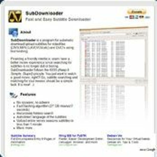 SubDownloader 2.0.9.3 Free Version Download