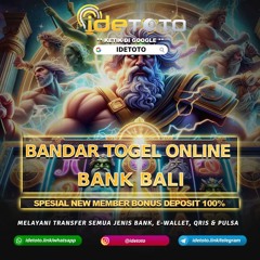 IDETOTO Bandar Togel Online Deposit Bank Bali
