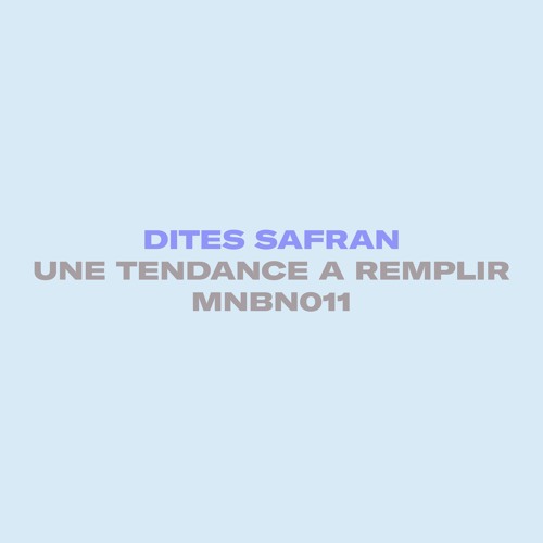 Premiere: Dites Safran - Chib [Man Band]