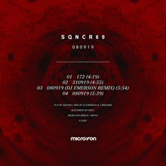SQNCR69 - 080919 (DJ Emerson Edit)