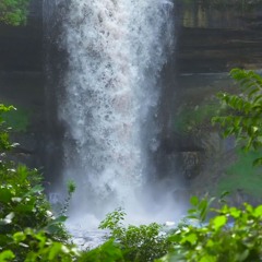 Roaring Waterfall | Water White Noise For Focus, Studying, Sleep Or Relaxation (75 Minutes)