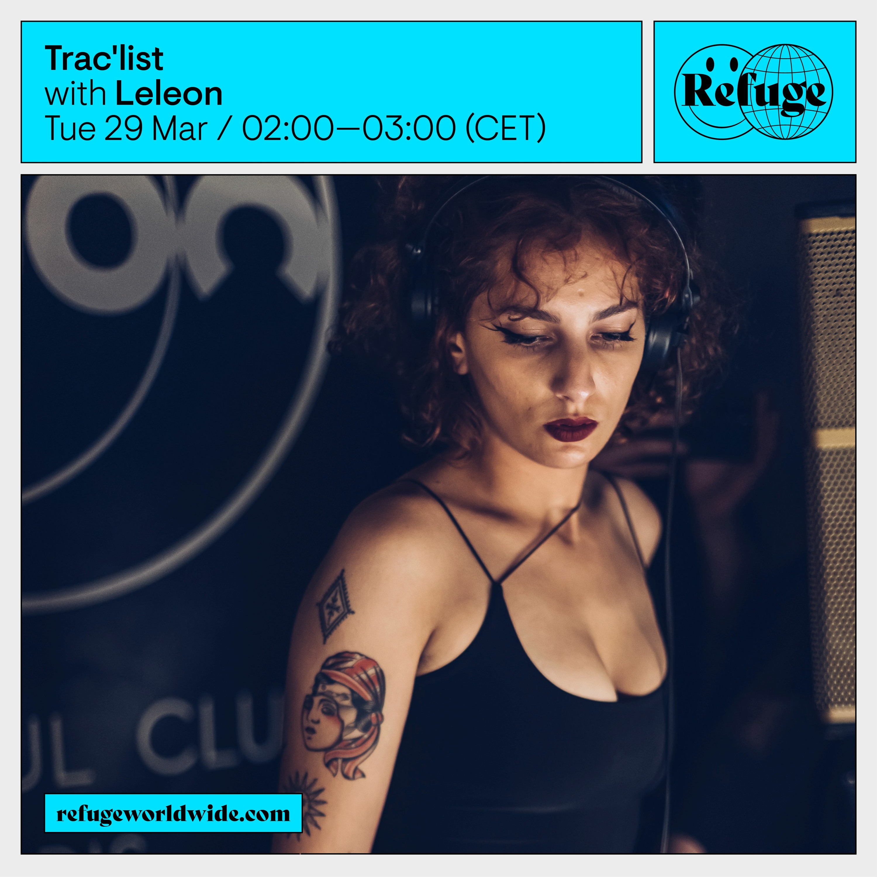 Leleon - Trac'list x Refuge Worldwide episode artwork