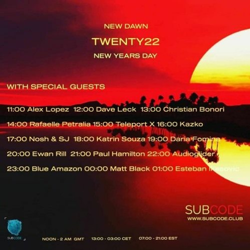 Daria Fomina: New Dawn TWENTY22 On Subcode Radio (01 January 2022)