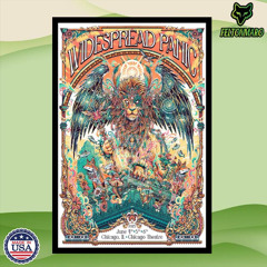 Widespread Panic Chicago IL June 4-5-6 2025 Chicago Theatre Concert Poster