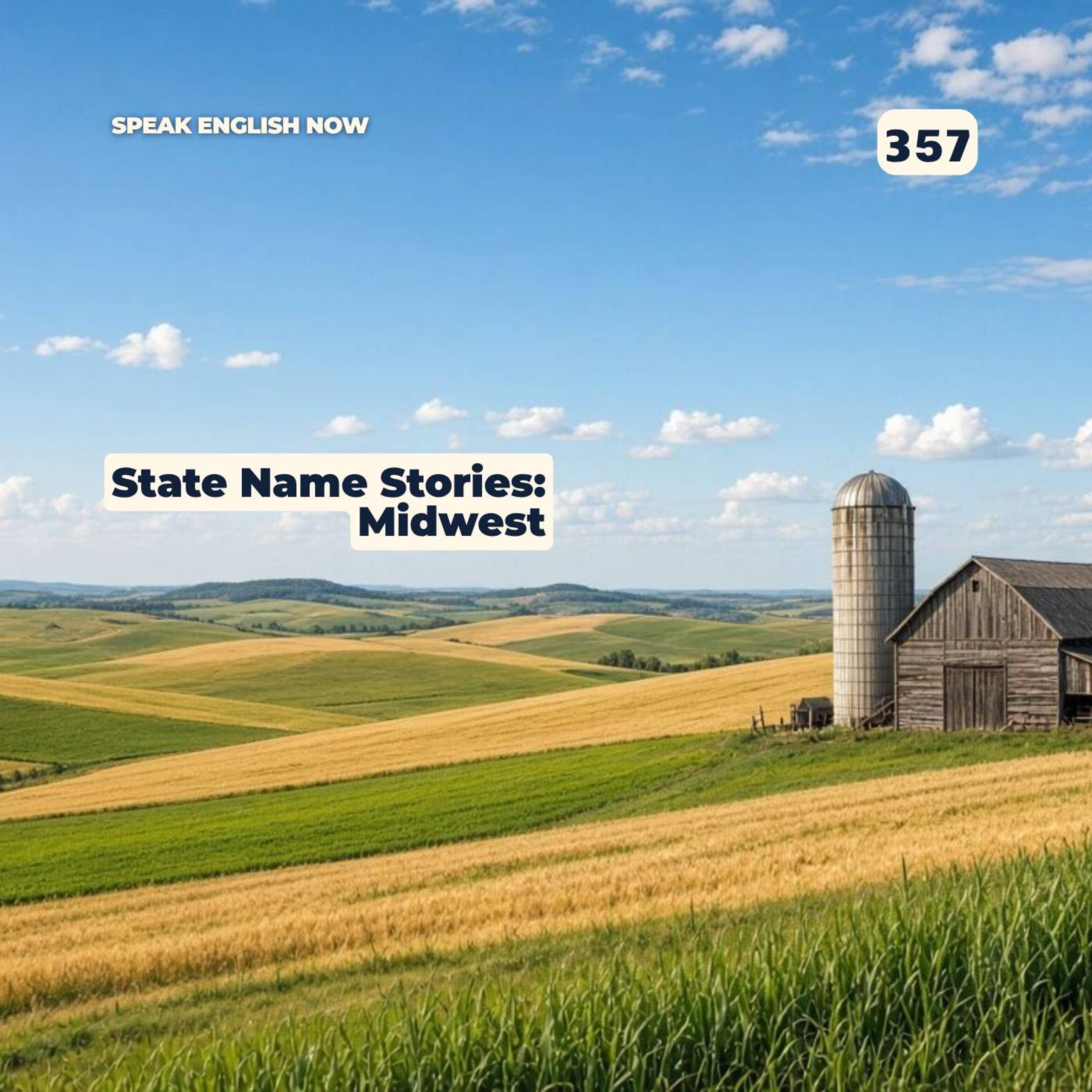 #357 US State Name Stories - Midwest episode artwork