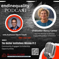 The Anchor Institutions Mission Pt 2 - Community Engaged Scholarship Opportunities