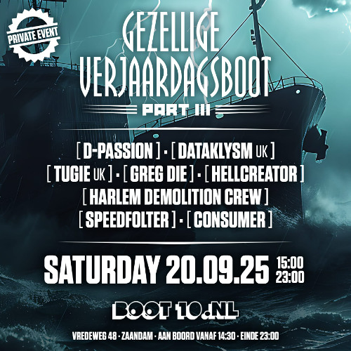 Consumer @ Gezellige Verjaardagsboot part III