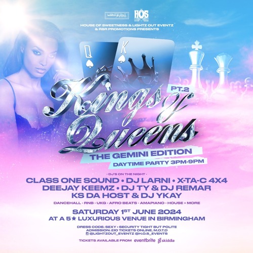Lightning D (Class One Sound) - Dancehall 2024 Mix | Kings & Queens Pt.2 | 1st June 2024