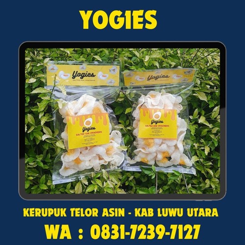 0831-7239-7127 (YOGIES), Kerupuk Telur Asin Kab Luwu Utara