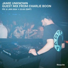 Jamie Unknown - SWU FM Residency
