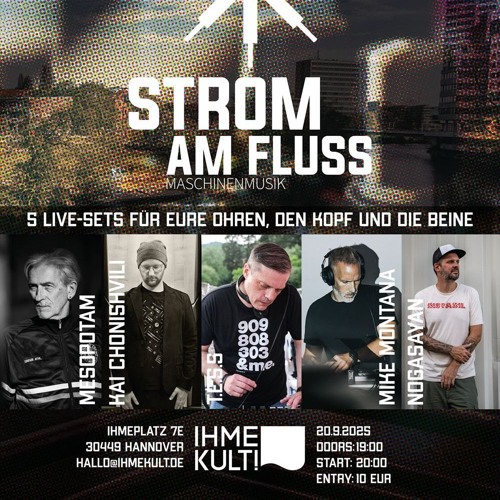 Live Maschinen Set- Strom am Fluss Hannover (not mastered, DAWless)