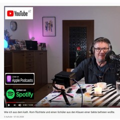 Podcast - Neuapostolisch in der kath. Theologievorlesung - Ungehorsam mit Gregorianik in's Kloster