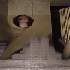 empty block of flats staircases at night