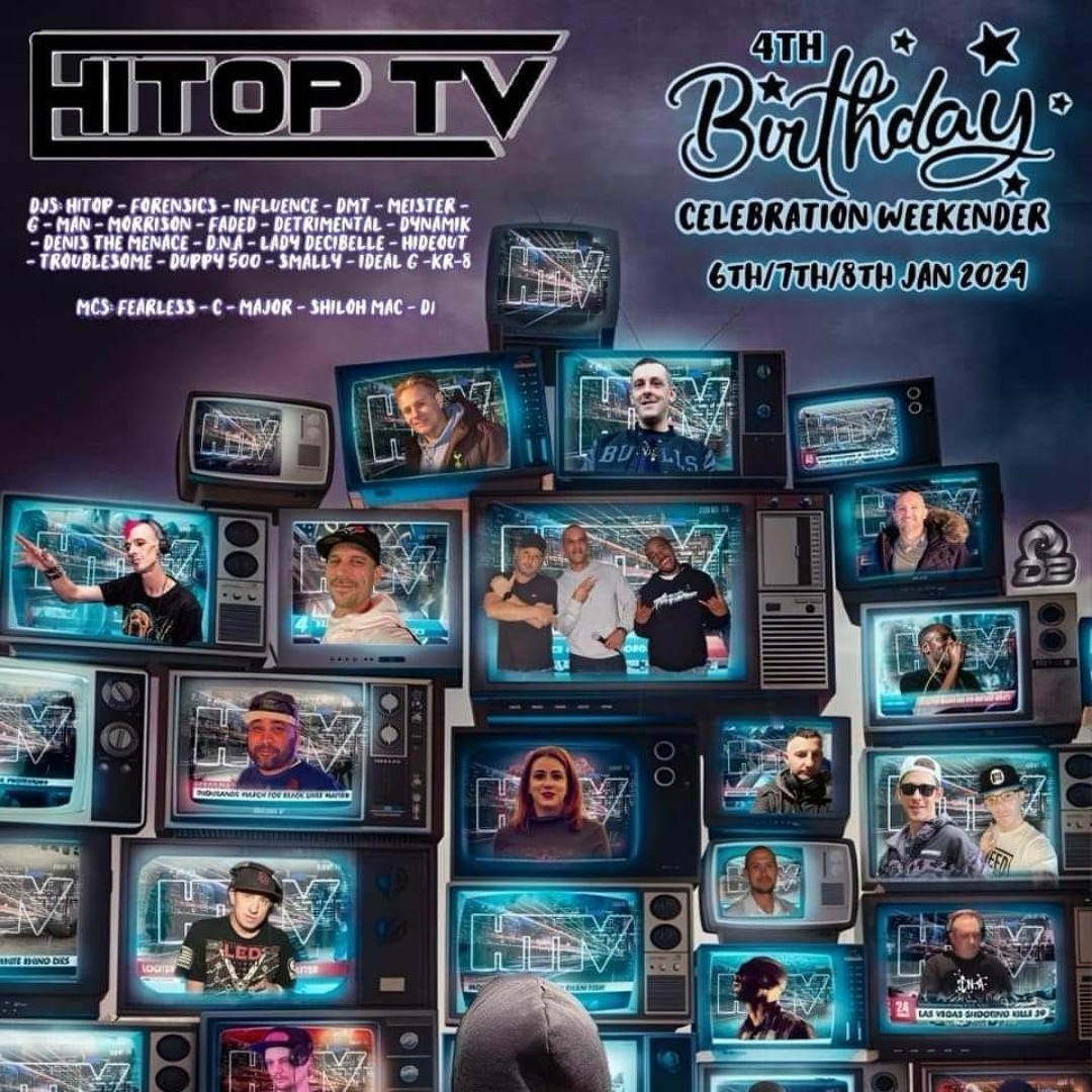 Stream Hitop.TV 4th birthday celebrations Dj G-man b2b DJ MEISTER mc d1 ...