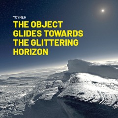 The object glides towards the glittering horizon