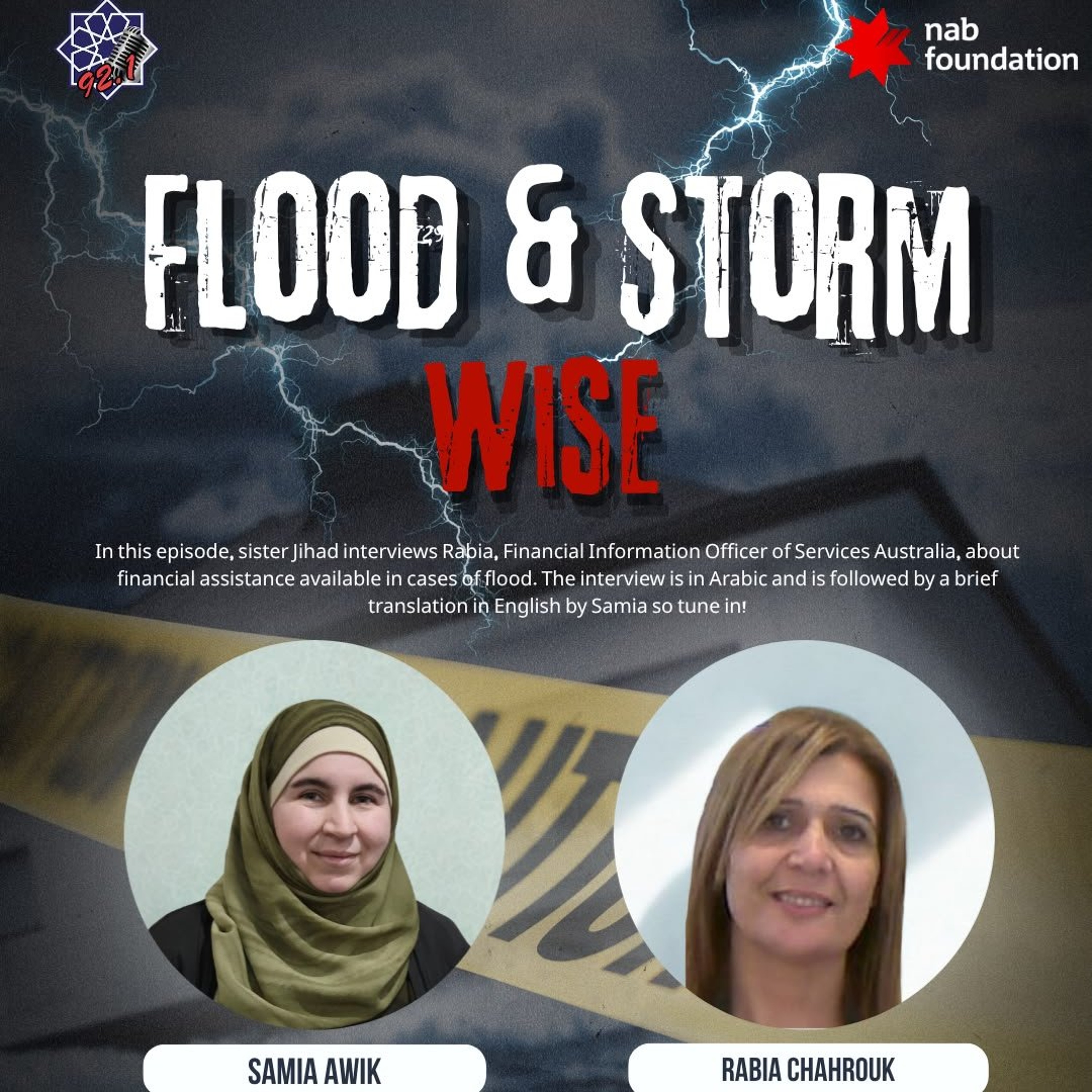 Flood and Storm Wise Episode 7 - Services Australia in Arabic