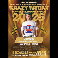 2025-1-10 KRAZY FRIDAY@鹿児島BAR SPIN