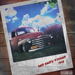 Red Rusty Pick Up